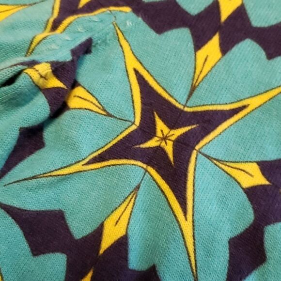 Tabitha turquoise patterned cardigan sweater S - Picture 2 of 4